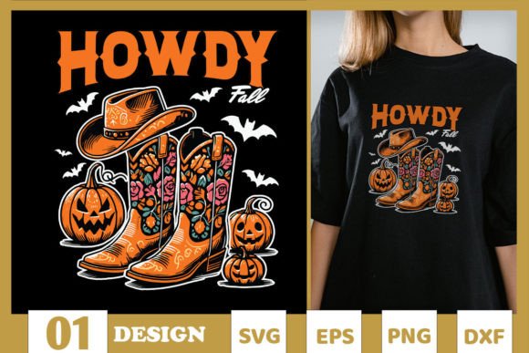 Howdy Fall Western Halloween Spooky SVG Review
