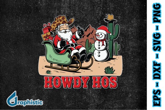 Howdy Hos Cowboy Santa Christmas SVG Review for Real Embroidery Projects
