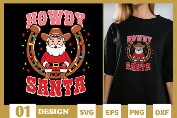 Howdy Santa: A Festive Embroidery Design for Real Projects