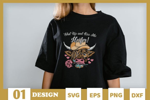 Kiss Me Cowboy Valentine Heifer SVG Review for Real Projects