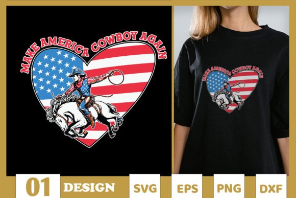 Make America Cowboy Again Freedom SVG Review for Real Projects