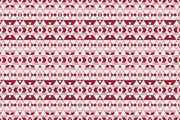 Red Aztec Geometric Seamless Pattern: A Designer’s Perspective