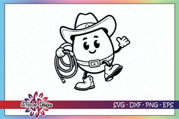 Western Easter Egg SVG Clipart 02 Review: A Bold Embroidery Choice