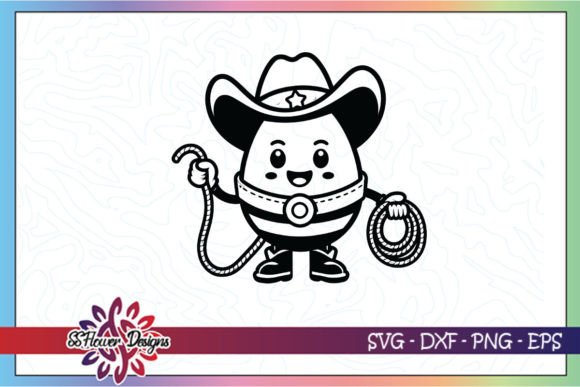 Western Easter Egg SVG Clipart 05 Review for Embroidery Projects