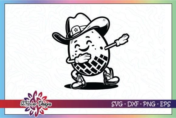 Western Easter Egg SVG Clipart 07 Review for Real Embroidery Projects