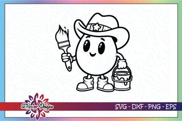Western Easter Egg SVG Clipart 11 Review for Embroidery Projects