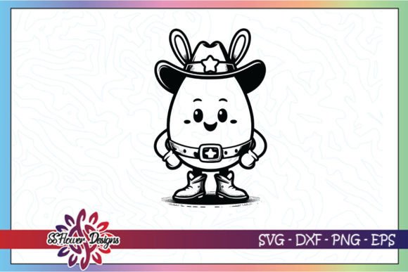 Western Easter Egg SVG Clipart 15 Review for Real Embroidery Projects