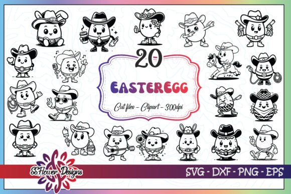 Western Easter Egg SVG Clipart Bundle Review