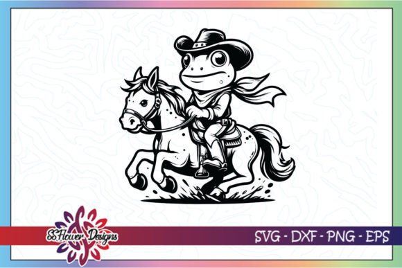 Western Easter Frog SVG Clipart Review for Embroidery Projects